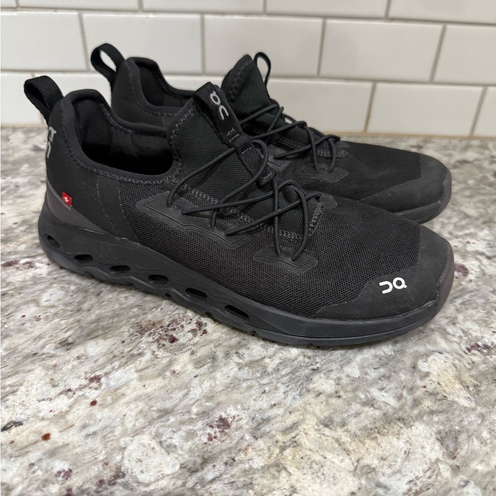 On Running Kids Black Athletic Sneakers